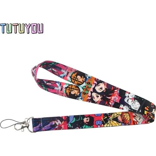 PC527 Cartoon Cool Lanyards ID Badge Holder ID Card Pass Mobile Phone Straps Badge Key Holder Keychain