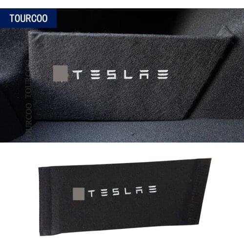 Car Trunk Storage Partitions on Both Sides of the trunk partition tail box for Tesla Model 3
