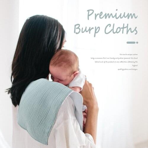 3PCS Newborn Baby Facecloth Soft Cotton Fabric Absorbent Gauze Bibs Feeding Bath Towel Baby Shower Gift Burp Cloth Kids Wipe