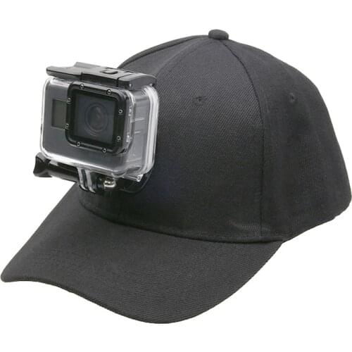 Adjustable Canvas Sun Hat Cap for Gopro Hero 9 8 7 6 5 4 SJCAM SJ7000 SJ6000 M20 Eken H9 H9R H8 Pro Yi 4K Sport Action Camera