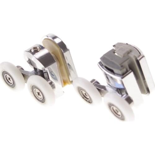 Top/Bottom 25mm Dia Adjustable Fit Glasses 6-8 mm Shower Door Roller Runner Wheels Pulleys