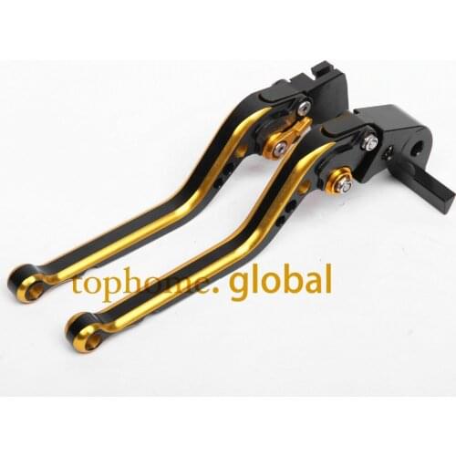 CNC Motorcycles Brake Clutch Levers Regular size Mixed Black&Golden Color For Suzuki GS500F 2004-2005 2006 2007 2008 2009