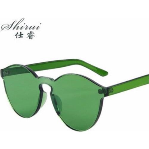 Sunglasses Women 2020 Rimless Sunglasses Women Transparent Shades Sun Glasses Female Cool Candy Color Eyewear Shades for Women