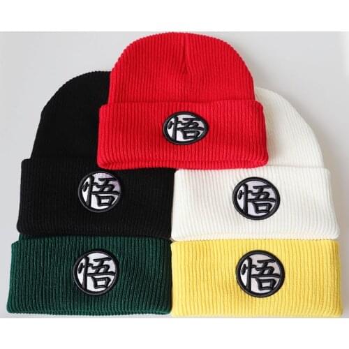 Japan Anime Son Goku Hat Cosplay Master Roshi knitted Cap Cartoon Cute Vegeta Kids Adult Unisex