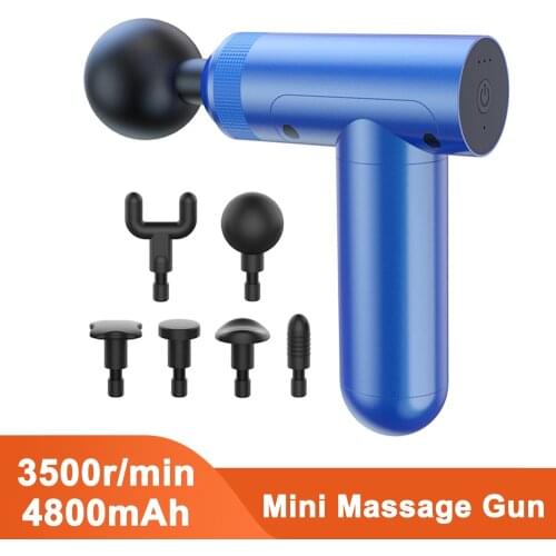 Youmay Mini Massage Gun Muscle Massager Deep Tissue Vibration Gun Body Relaxation Sports Exercising Pain Relief Slimming Shaping