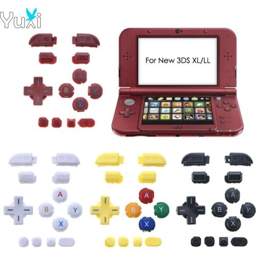 YuXi Replacement For New 3DS XL LL Console A B X Y L R ZL ZR D-pad Home ON OF Power Buttons For New 3DSXL 3DSLL