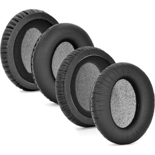 1 Pair Leather Cushion Velvet Earmuff Earphone Sleeve Cover for KRK KNS6400 KNS8400 6400 8400 Headset Replacement