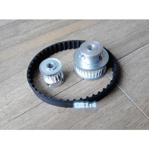 1 pair 4:1 or 1:4 XL timing pulley 20 teeth and 80 teeth inner hole 8mm and 12mm belt width 10mm CNC engraving machine parts