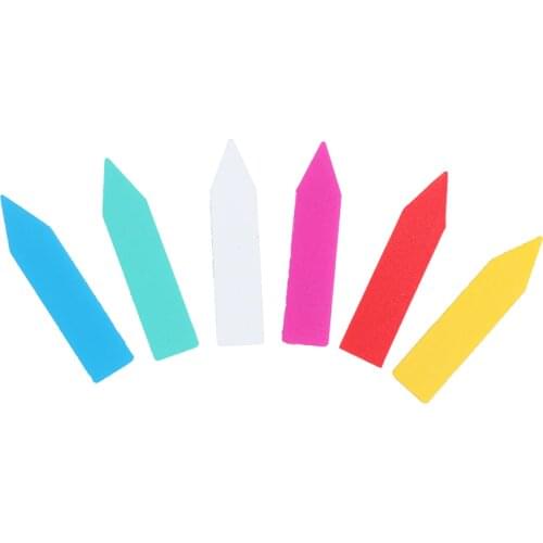 100 PCS Colorful Plant Markers Garden Bonsai Succulent Seedings Tags Sign PVC Gardening Labels Stake On Soil Paint Sticks