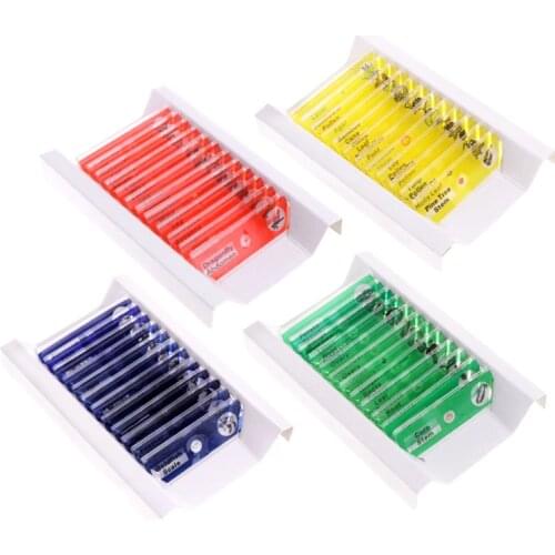 12Pcs/Set Prepared Microscope Slides Set Specimen For Student Basic Biology Education W315