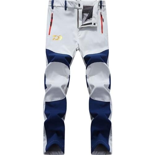 2018 DAIWA Fishing Pants Autumn Winter Outdoor Thick Warm Fishing Clothing Waterproof Soft Shell Climbing Hiking Fishing Pants