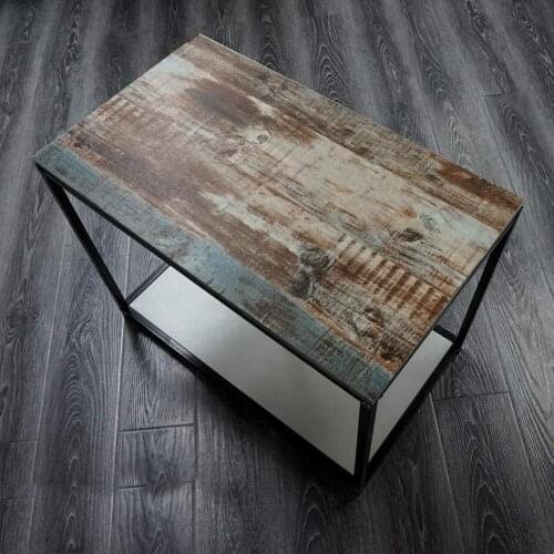 45*200cm Self-Adhesive Sticker Furniture Wood Grain Table Vintage Film Thicken Decorative PVC Wallpaper For Cabinet Vinyl W U2S0