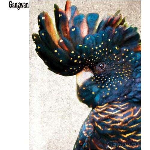 Diamond Painting Cross Stitch DIY Crafts Diamond Embroidery Round Color Diamond Parrot Picture Needlework square rhinestone arts