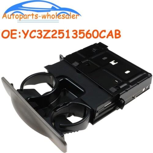 Car YC3Z2513560CAB YC3Z-2513560-CAB For 1999-2004 Ford Super Duty F250 F350 F450 F550 Dash Cup Holder Parchment Tan