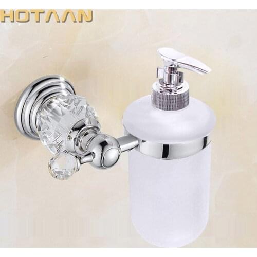 Free shipping Soap Dispenser with Holder,Wall Mounted Soap Dispenser,Liquid Soap Dispensers,Bathroom Accessories YT-12893-C