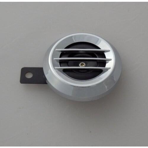 Free shipping Chrome all copper high qulity FREE shipping HaoGuang Motorcycle horn 12V 1.5A for Motorcycle The of 8.5cm