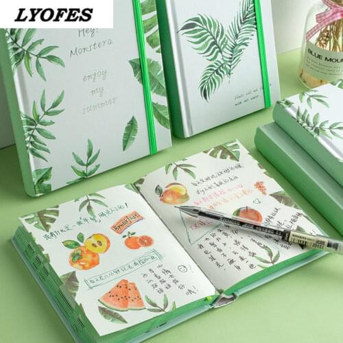 A5 Notebooks and Journal Simple Creative Notebook Rainforest Notebook for Students Colorful Page Journal Kawaii Stationery