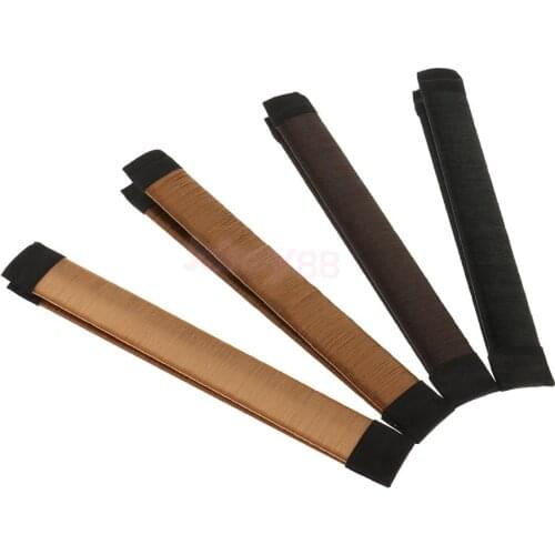 Bun Maker DIY Hair Bun Making Former Foam French Twist Donut Hairstyle Tools for Women Girls Random Color