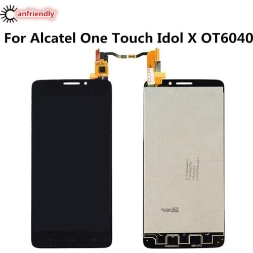 For Alcatel One Touch Idol X OT6040 OT6040A OT6040D OT6040E OT 6040 LCD Display+Touch Screen Replacement Digitizer Assembly lcds