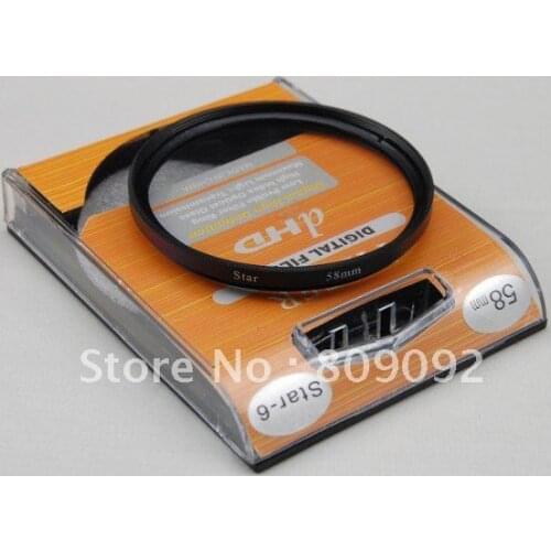 GODOX 58mm 6 Point 6PT Star Camera Lens Filter