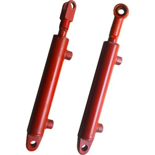 2t hydraulic cylinder small lift two-way forklift steering cylinder lug oil top hydraulic top hydraulic cylinder