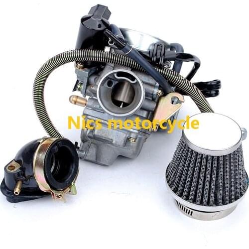 GY6 150cc Carburetor 26mm for 157QMJ 1P57QMJ Engine Scooters Moped ATV Go Kart Kazuma Taotao Roketa SunL Baja Eagle Filter Intak
