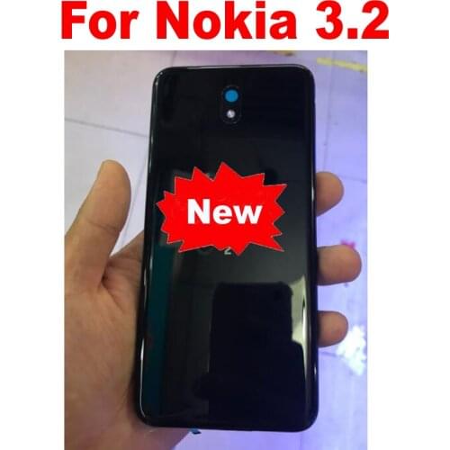 Best New Battery Back Cover For Nokia 3.2 TA-1156 TA-1159 TA-1164 Housing Door Rear Case with Rear Camera Glass Lens Phone Shell