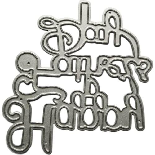 Metal Cutting Dies Stencil Scrapbooking DIY Album Stamp Paper Cards Embossing