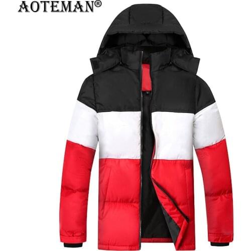 Men Winter Jacket Bomber Coats Hooded Warm Parkas Overalls Outwears Mens Clothing Male Biker Windbreaker Thick Jackets LM339