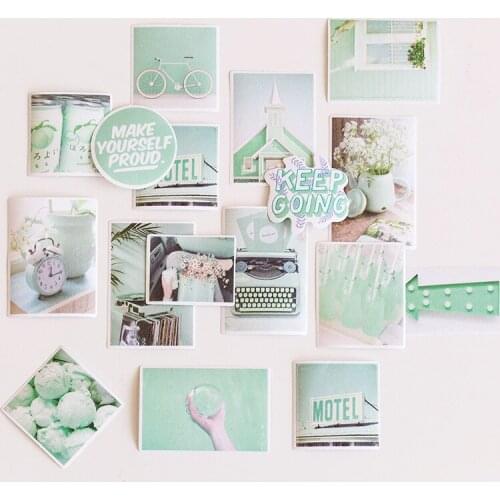 Korean Kawaii Cute Stickers Aesthetic Vintage Scrapbooking Stickers for Student Diary Planner Luggage Laptop Sticker Self-Sticky