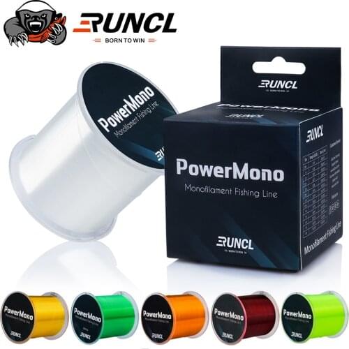 RUNCL 274M 457M Nylon Fishing Line Japanese Durable Monofilament Rock Sea Fishing Line Thread Bulk Spool All Size 3LB-35LB