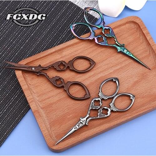 Sharp Antique Sewing Scissors Quilting Accessories Cutting Zig Zag Fabric Scissors Stainless Steel Professional Tailor Scissors