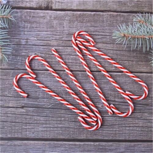 6Pcs Christmas Tree Hanging Candy Cane Pendants 15cm Christmas Decorations Kid Gift Party Supplies Home Decor New year Ornaments