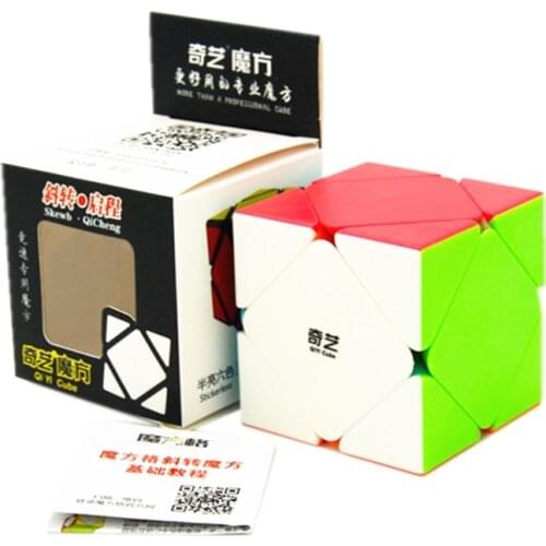 QiYi QiCheng Skew Cubo Magico Competition Professional Speed Gift Color Toy Adult Children Puzzle Education Creative Magic Cube