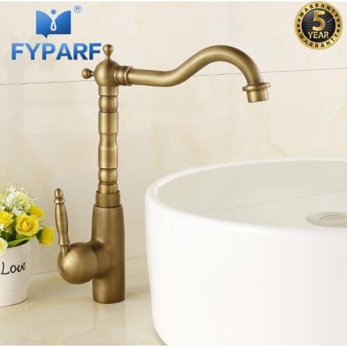 Basin Faucet for Bathroom Sink Faucet Antique Faucet for Sink Cold Hot Water Tap Mixer Taps and Faucets for Bathroom and Kitchen