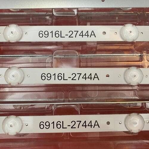 3 PCS/set LED Backlight strip for LG 43UH620V 43UH610T 43UH620V 43UH630V 43UH603V 6916L-2744A UHD 1 LC430DGE (FJ) (M2)