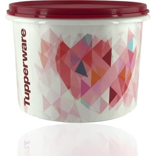 Tupperware Heart Patterned Storage Box 1.1 Liter