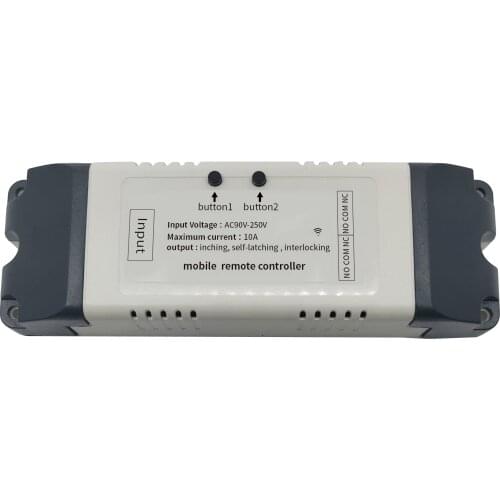 Smart home wifi mobile remote control 2 channel relay module DC5V/7-80V AC90-250V Ewelink app