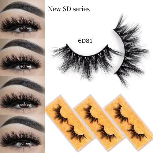 Visofree 6D mink lashes maquiagem eyelashes Crisscross full strip make up faux cils beauty lashes wholesale false eyelashes 5D