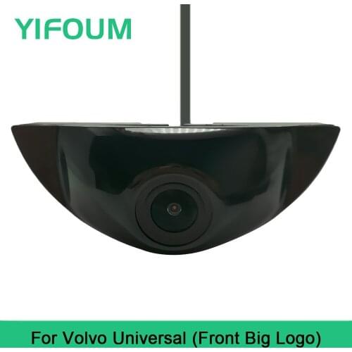 YIFOUM HD CCD Car Front View Parking Night Vision Positive Waterproof Logo Camera For Volvo Universal (Front Big Logo)