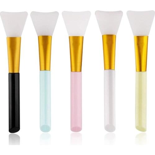 1Pcs Makeup Silicone Facial Mask Brush Mud Cream Mixing Brush DIY Skin Care Make up Soft Facial Mask Brush Face Care Tool