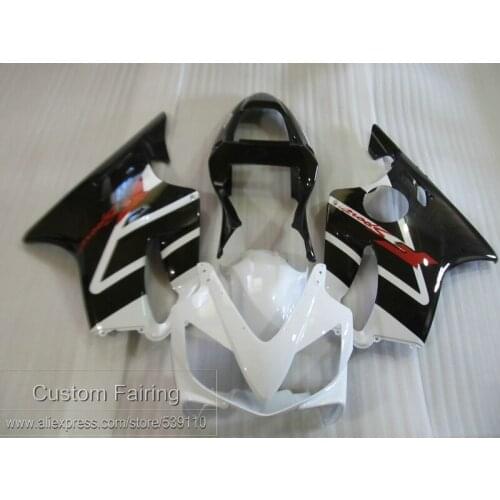 100% Injection Molding Fairing Kit For Honda CBR600 F4I 01 02 03 White Black Fairings Set CBR600 F4I 2001-2003 SD14