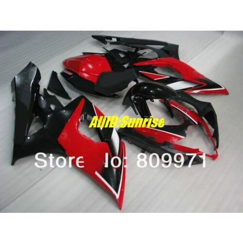 ABS red black Fairing KIT for SUZUKI GSXR1000 2005 2006 GSX-R1000 GSXR1000 K5 05 06 Injection mold Fairings set+gifts