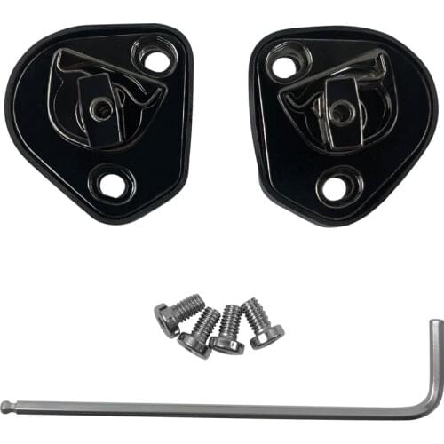 Motorcycle Helmet Accessories A Pair of Pivot Kit Base Plate with Four Screws case for AGV Pista GPR GPRR Helmet Accessories