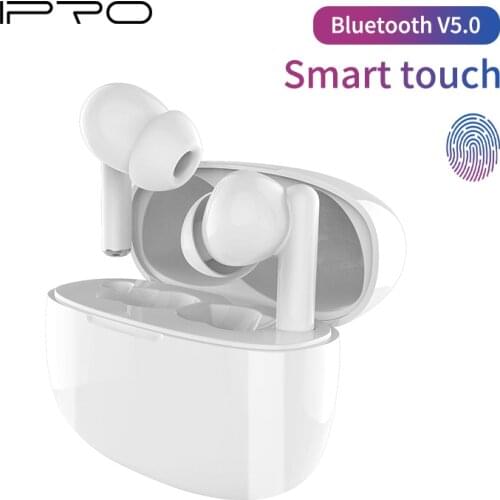 Fone de ouvido Bluetooth Wireless Headphones IPRO A6 TWS Sweatproof Earbuds with Charging Box For OPPO auriculares Earphones