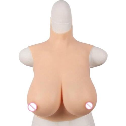 G CUP Liquid Silicone Breast Form Breastplate Soft Boobs Skin Tits Crossdresser Transgender Queen Transvestite Mastectomy Bra