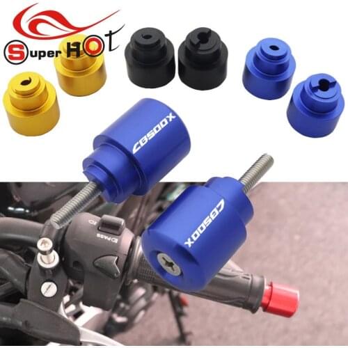 For Honda CB500X 2013-2020 Motorcycle Handlebar Grips Plug Slider Handle Bar Ends fit for cb500x 2014-2020 with CB500X LOGO
