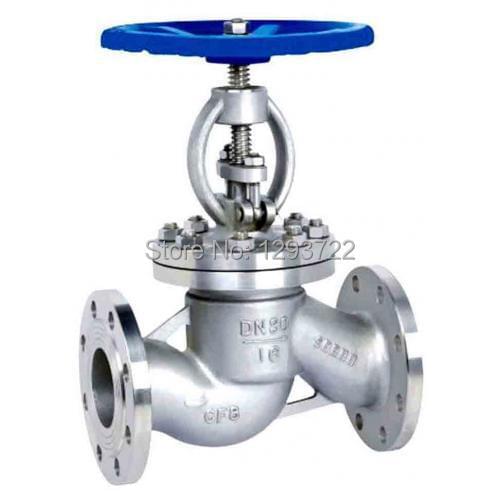 Flanged globe valve, stainless steel flanged globe valve,shutoff valve,DN25 SS 304,J41W-16P