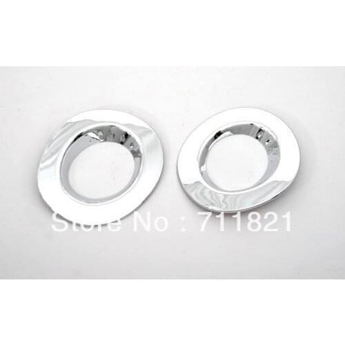 Chrome Front Fog Light Cover For Nissan March Micra K13 2010-2013