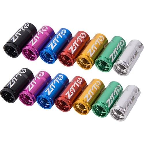 2pcs Bicycle Tire Valve Caps Ultralight Aluminum Mountain Road Bike Valve Cap for Presta Tire Valve Protector Dust Covers